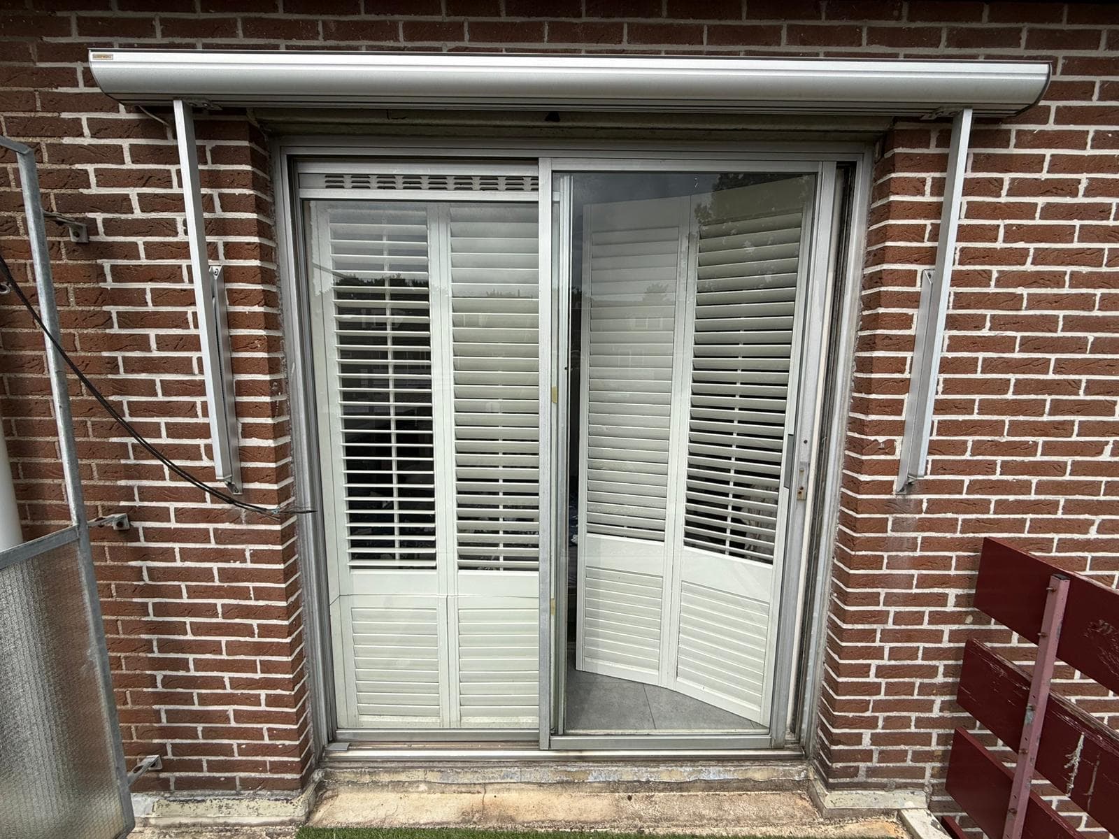 Kunststof schuifpui — detail